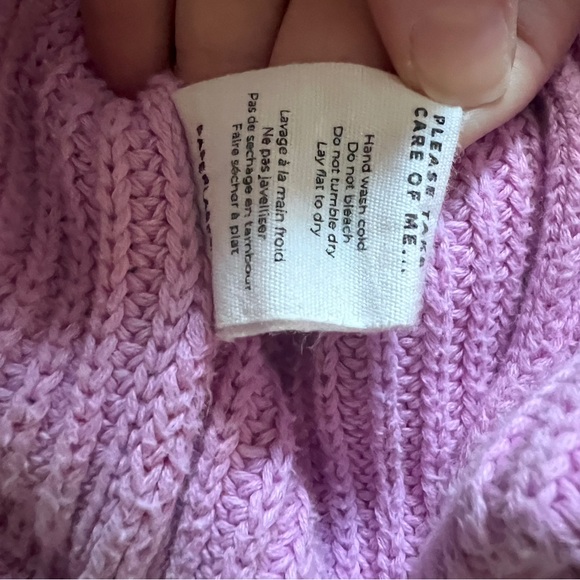 Paper Label open front cotton cardigan - Picture 6 of 6